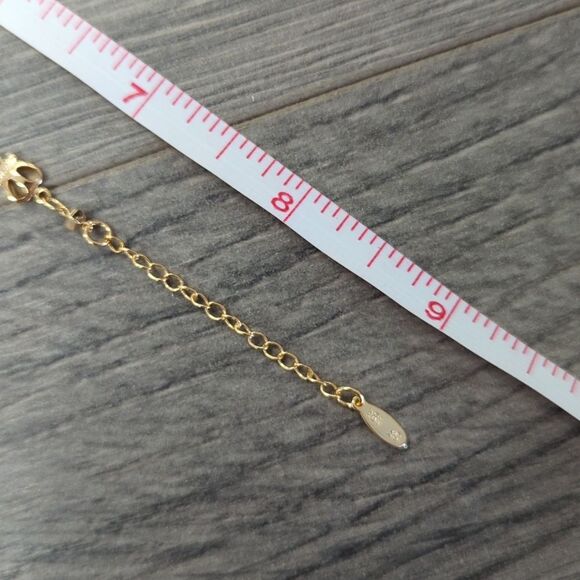 18K Gold Filled Bracelet Red Elephant Charm - Picture 5 of 5